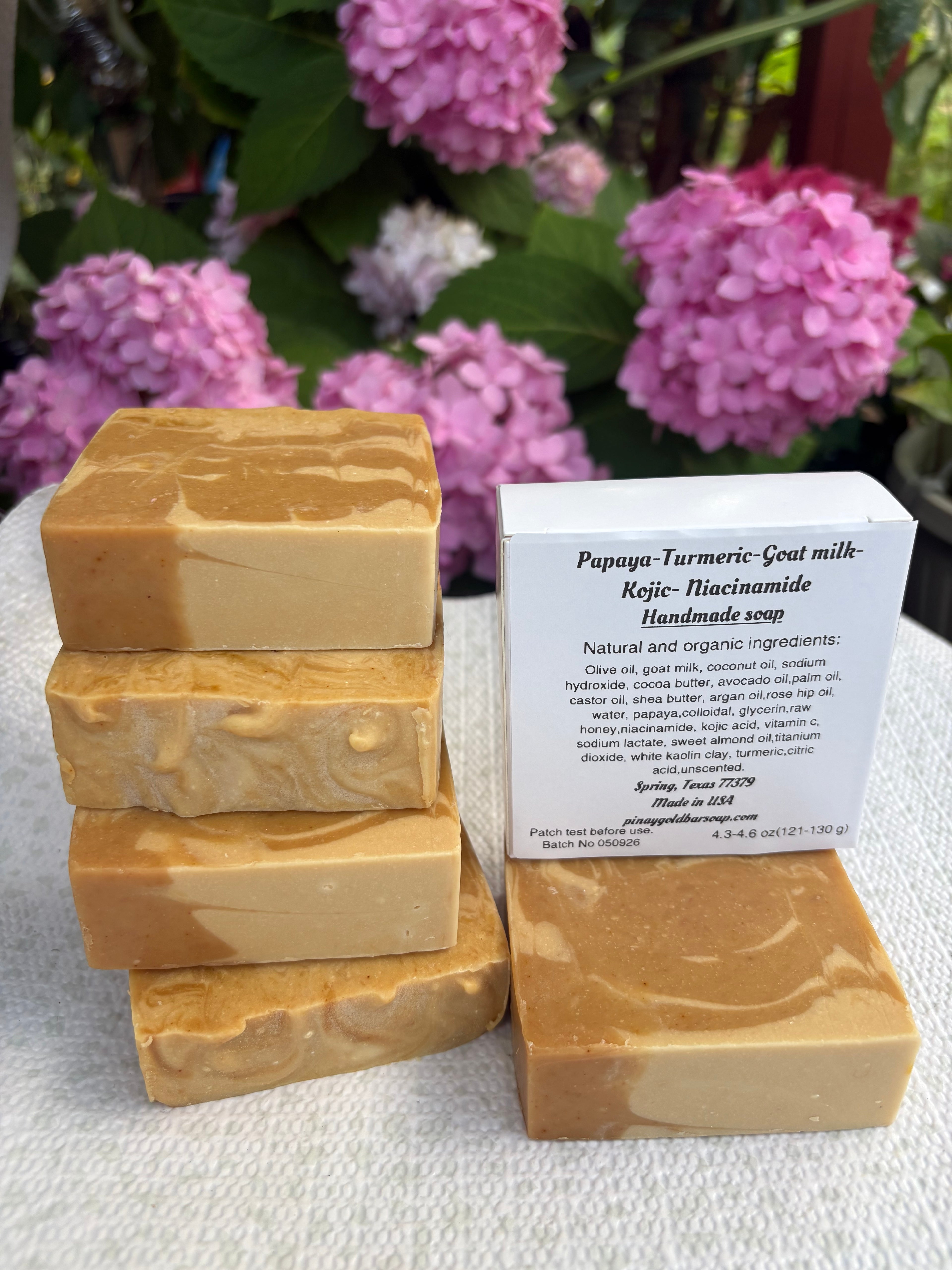 Papaya Turmeric Soap